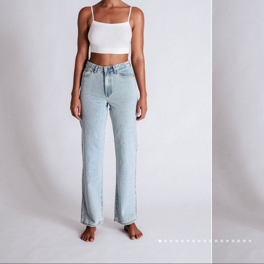 NWT Meshki wide leg jeans